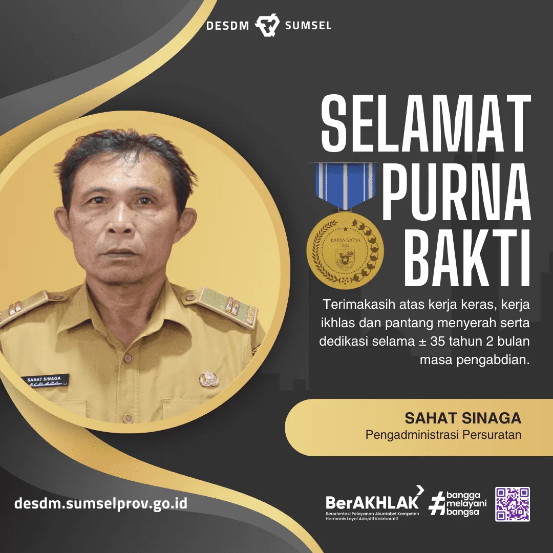 Purna Bakti Bapak Sahat Sinaga