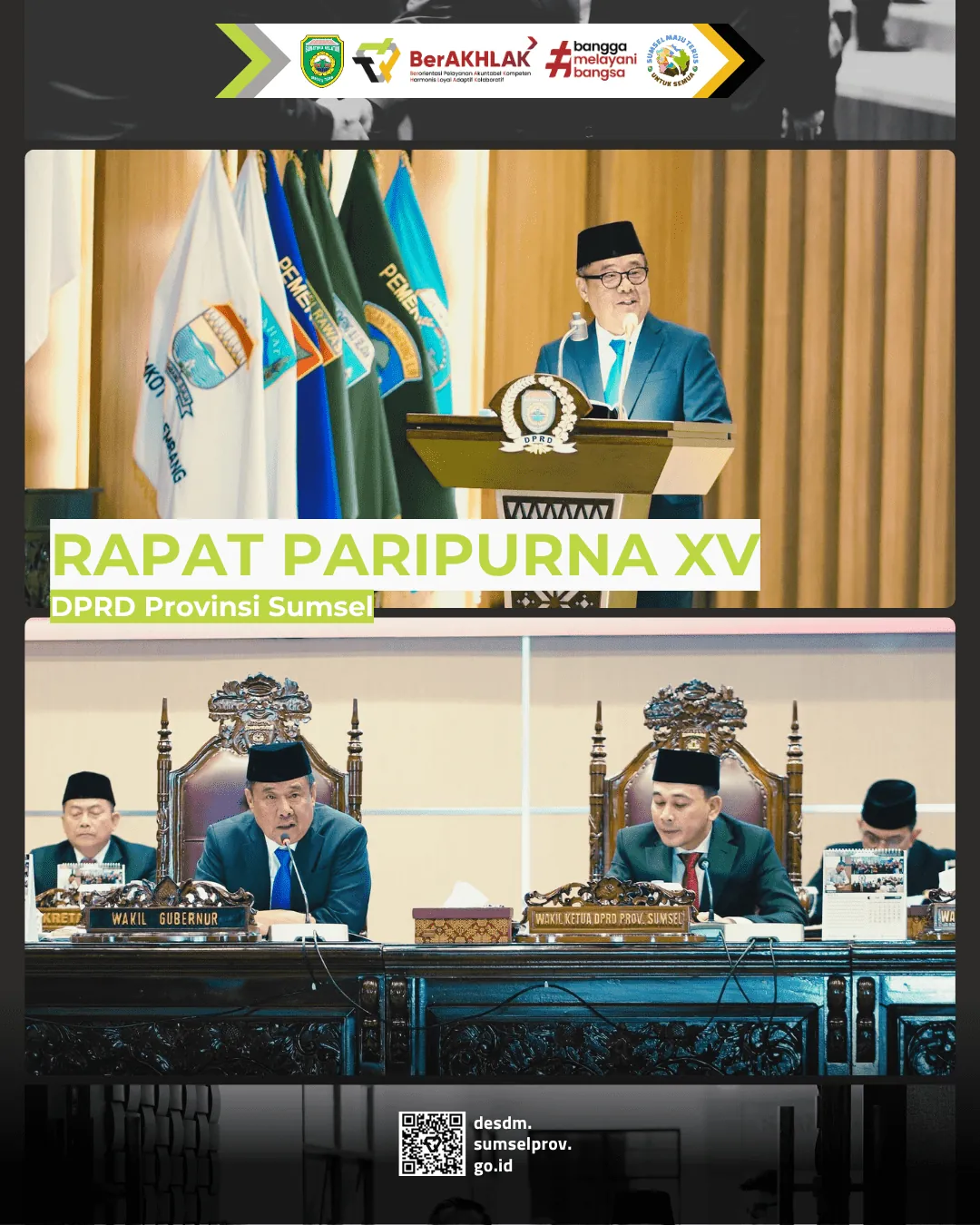 Rapat Paripurna XV DPRD Provinsi Sumsel